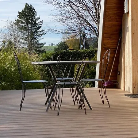Au-doux-altic Romantique Avec Jacuzzi Et Sauna Chalet